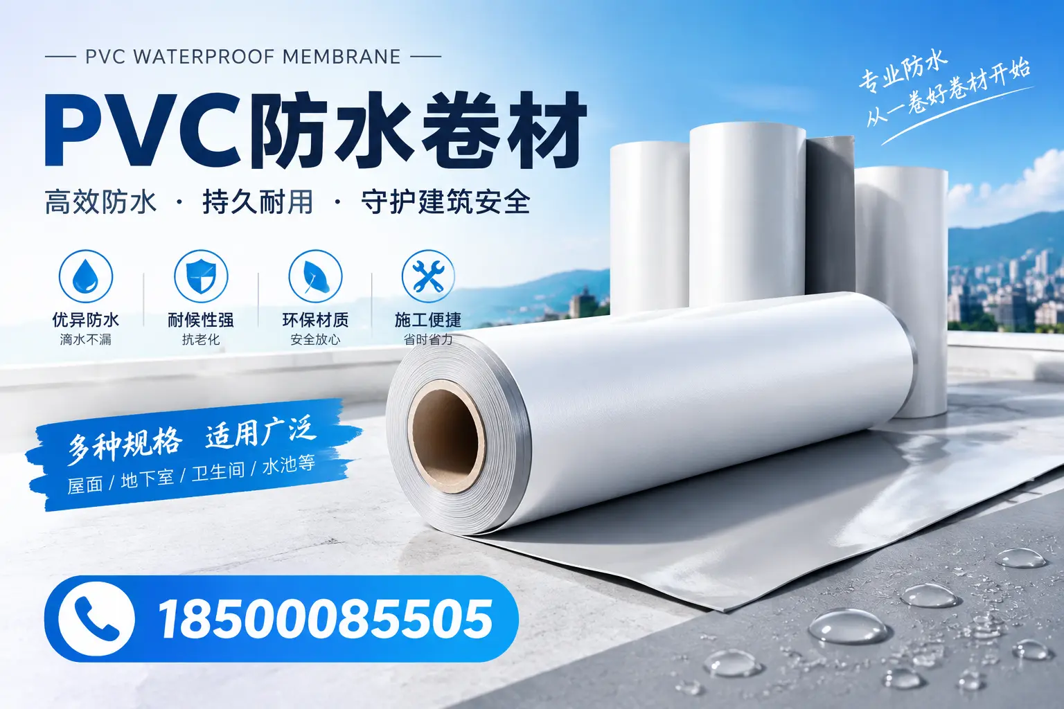 如何选择适合的PVC防水卷材？专家为您解答日喀则的需求